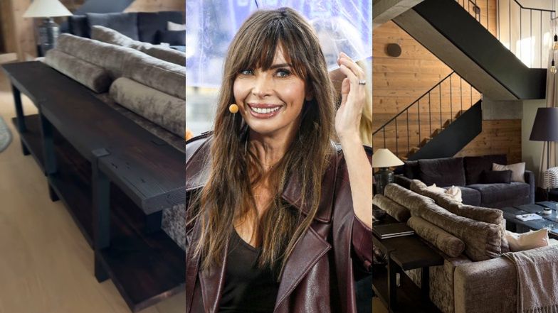 Agnieszka Dygant odpicowała salon w swoim leśnym domu: "Stare drewno robi robotę"