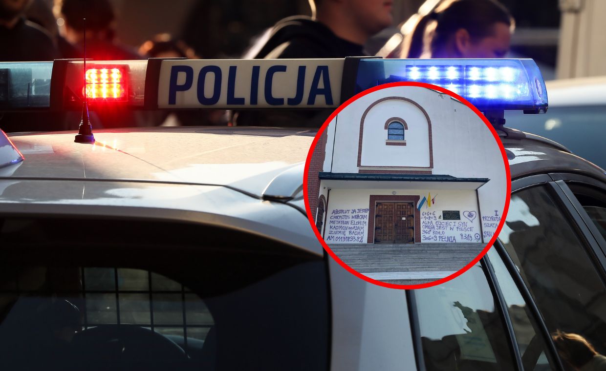 Zdewastowany kościół w Trzebini. Policja zatrzymała dwie osoby