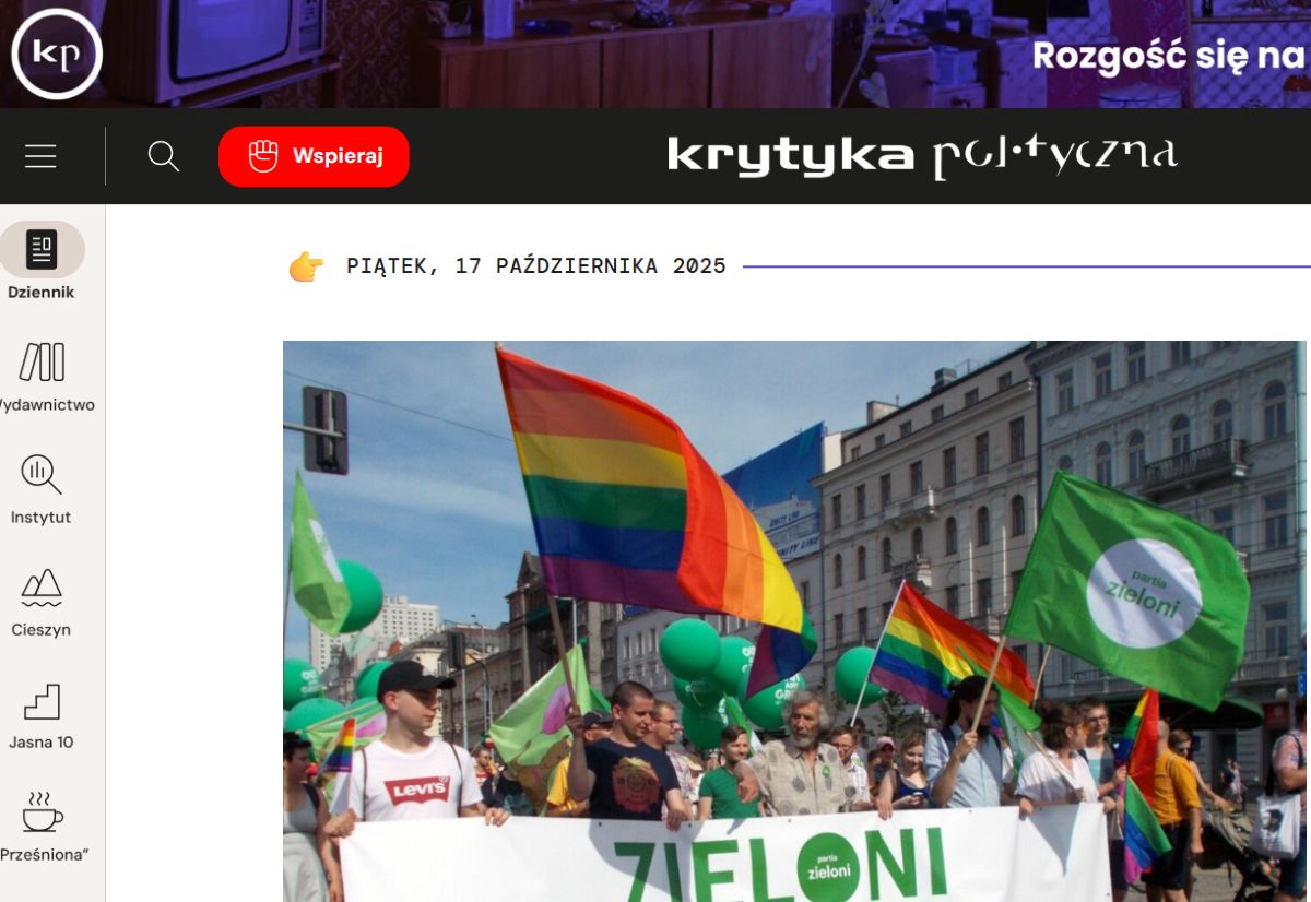 Nowa odsłona "Krytyki Politycznej" w internecie