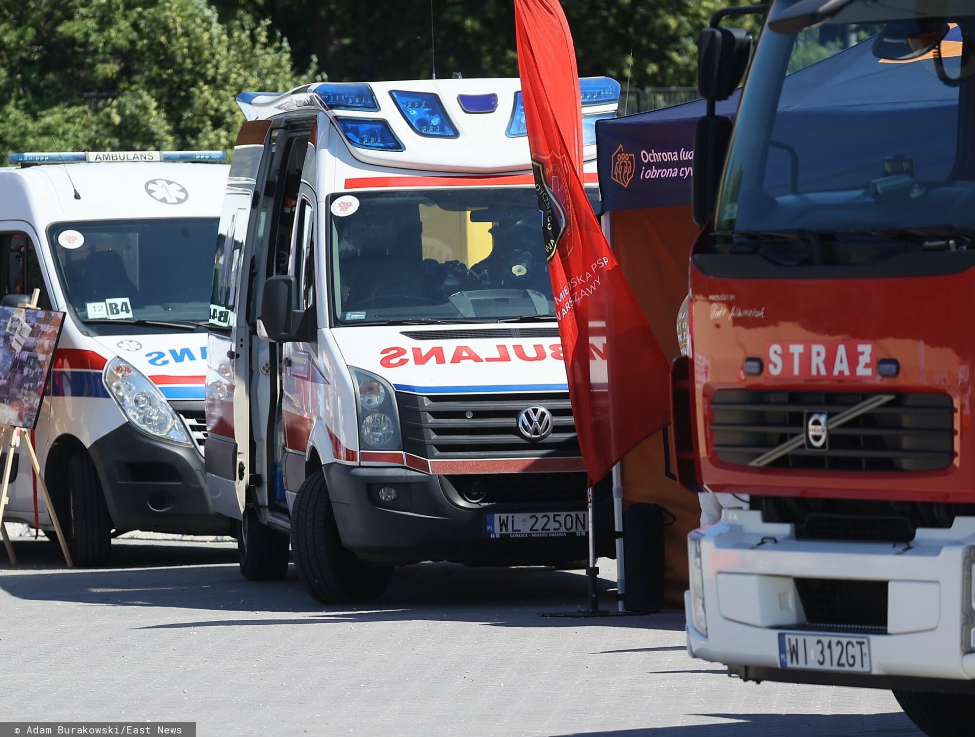 Ewakuacja szkoły na Dolnym Śląsku. Nauczycielka trafiła do szpitala