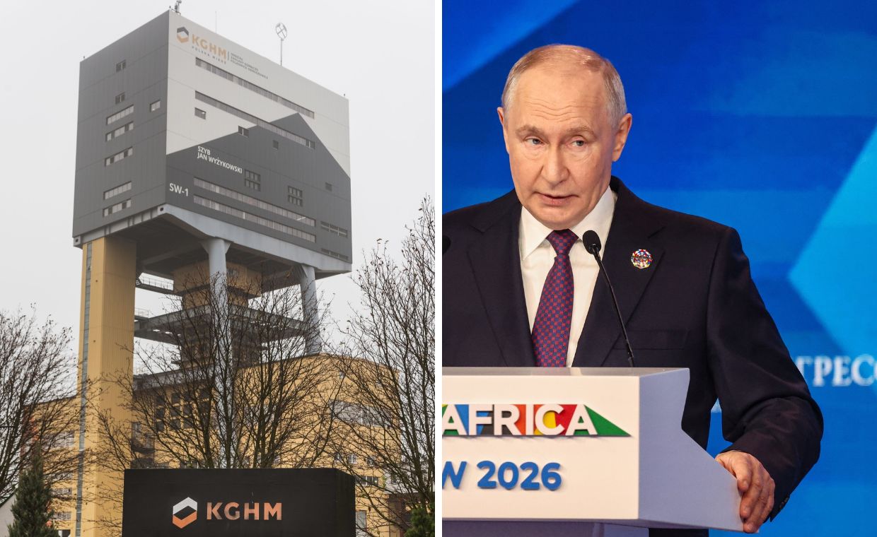 Działo się w nocy. Wstrząs w kopalni KGHM, Putin grozi Europie