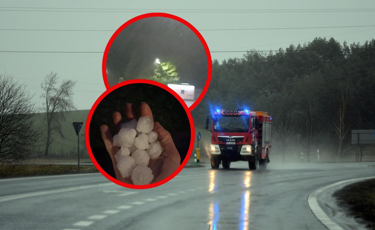 Dramatyczna noc w Polsce. Strażacy interweniowali ponad 1500 razy