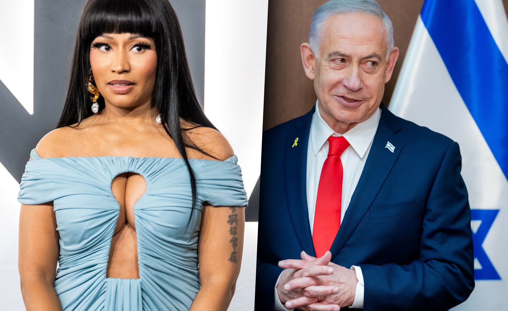 Nicki Minaj obserwuje Netanjahu. Fani reagują ostro