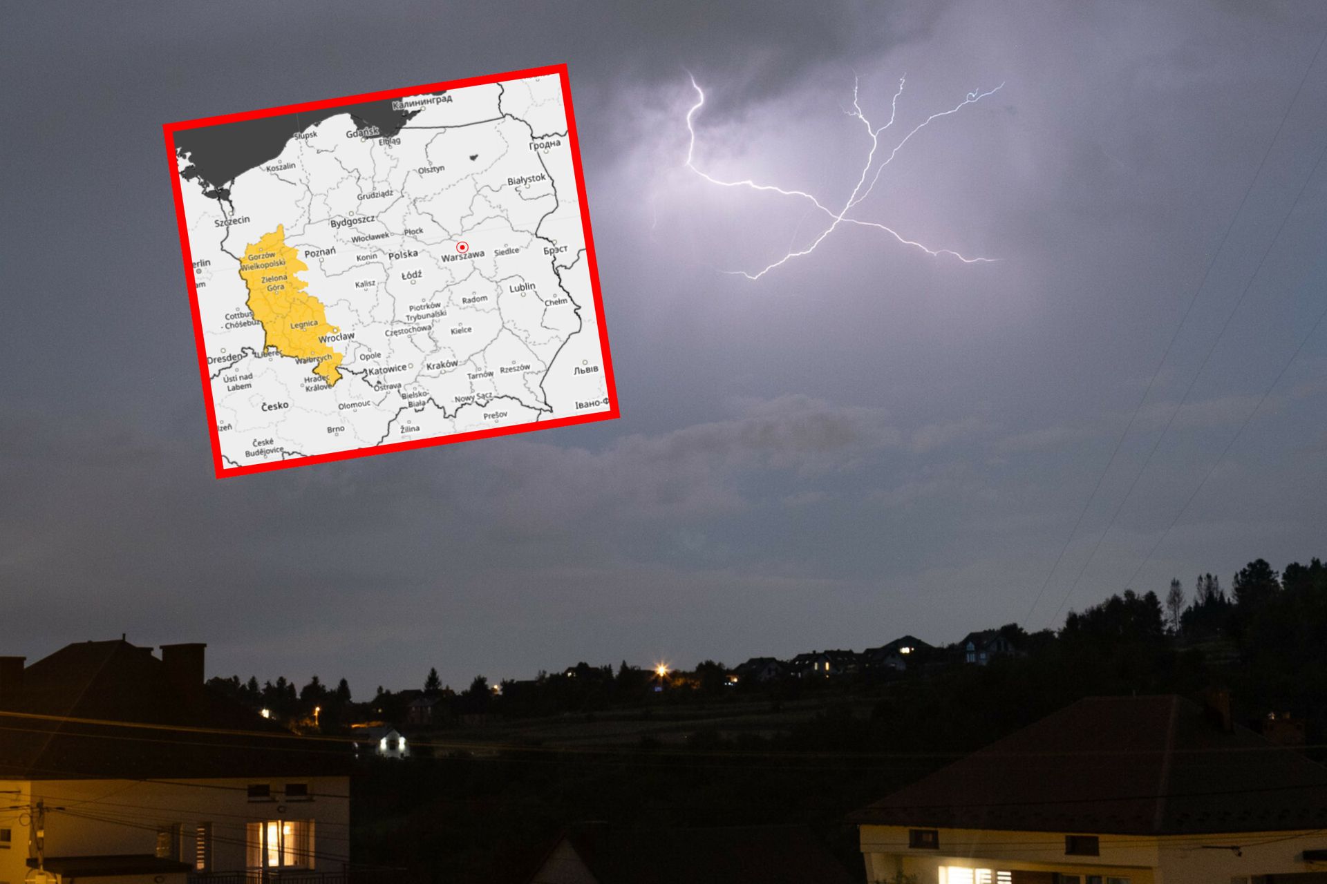 Burze idą do Polski. Są pierwsze ostrzeżenia
