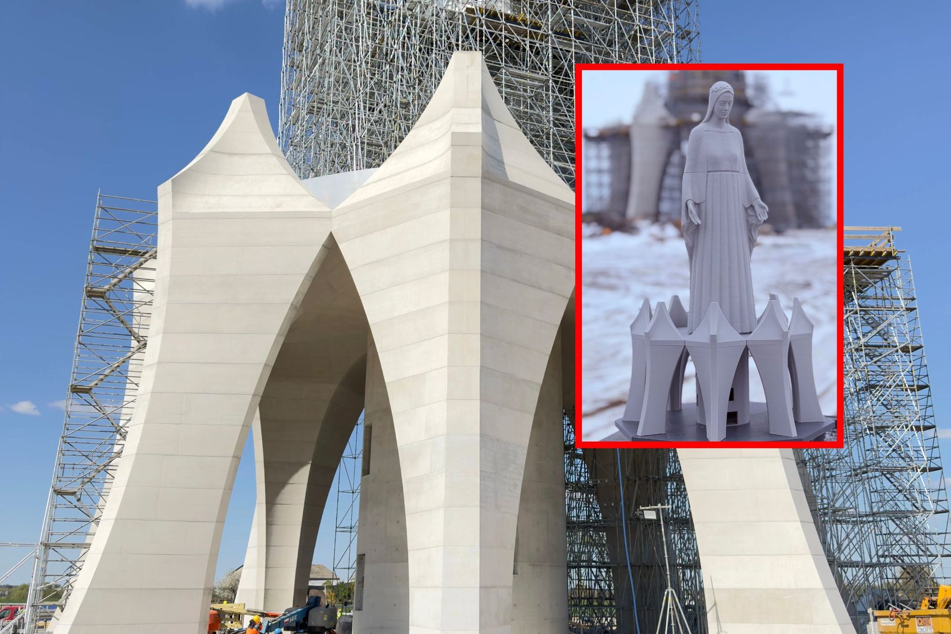 Gigant na 55 m. Pomnik Matki Boskiej powstaje w Polsce