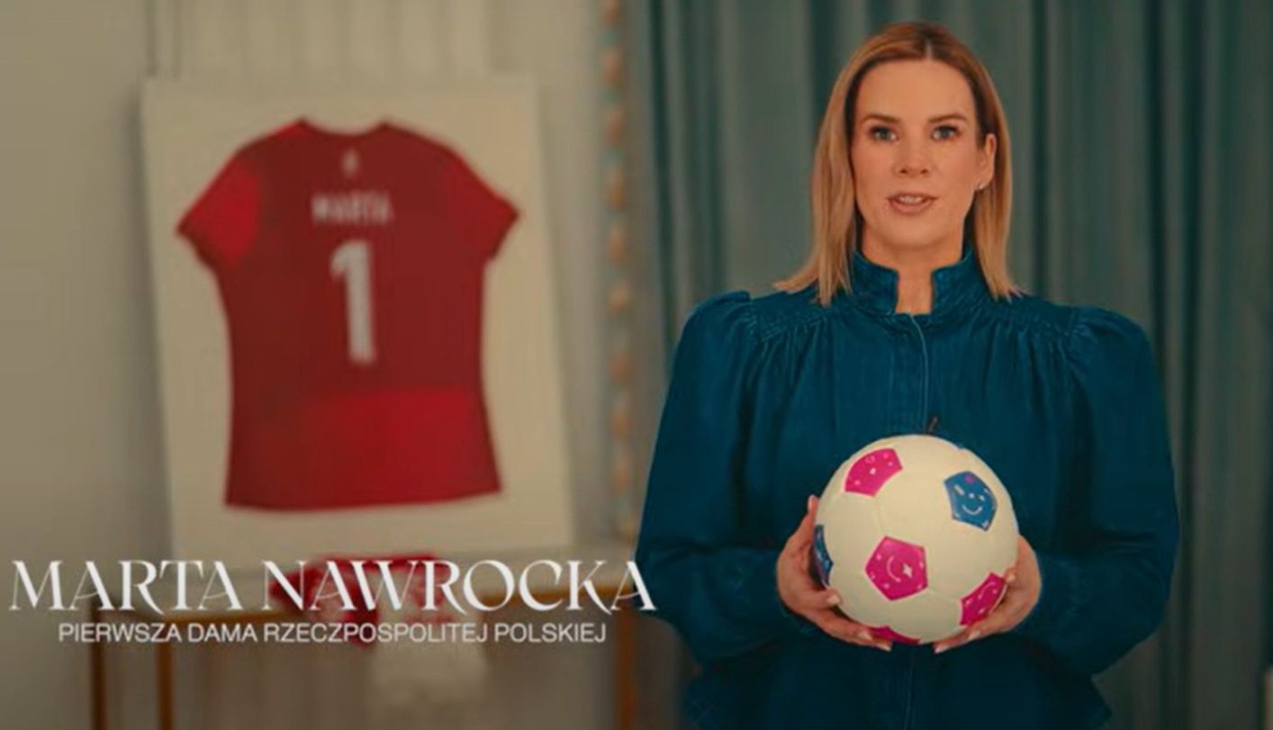 Euro 2029 kobiet w Polsce? Jest spot z udziałem Pierwszej Damy