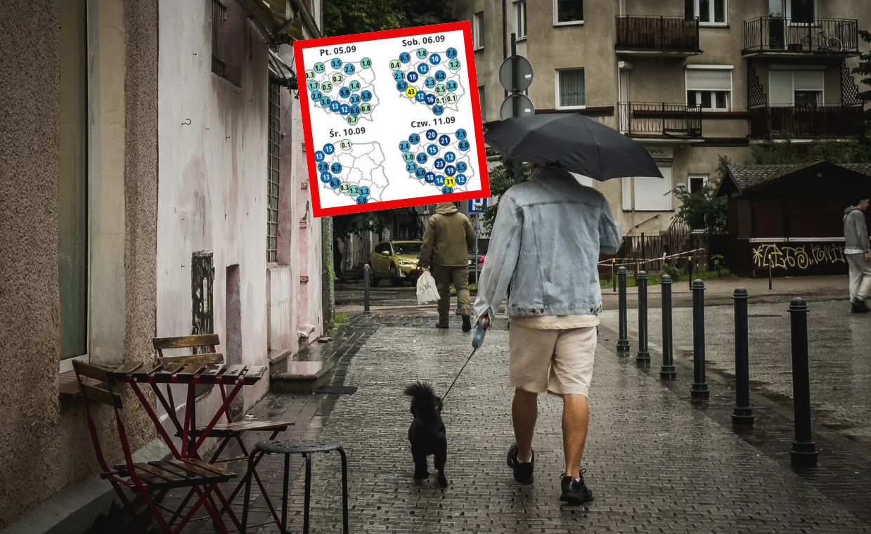 Gwałtowne uderzenie deszczu. Dwa dni są kluczowe