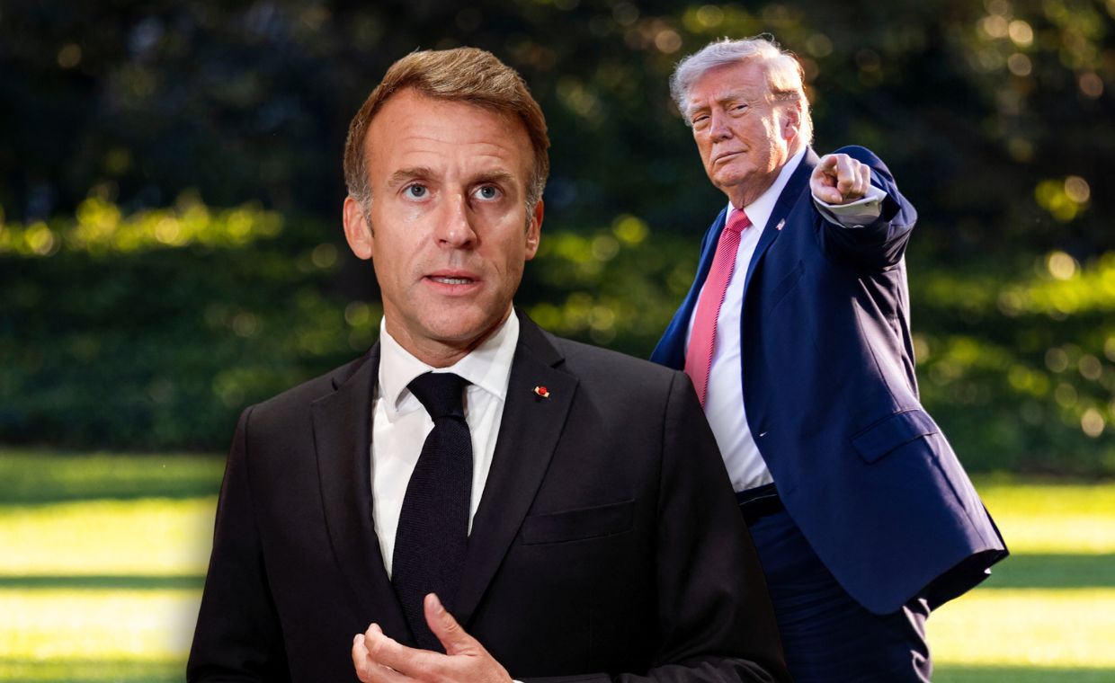 "Głupie komentarze". Macron nawiązał do słów Trumpa i Netanjahu