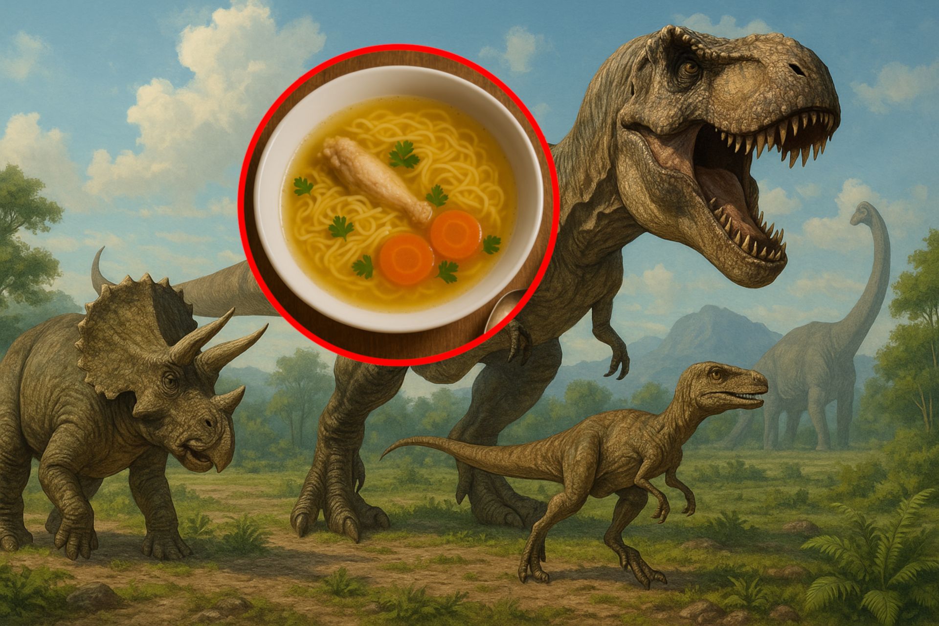 Wiedziałeś, iż dinozaury wciąż istnieją? choćby robimy z nich rosół