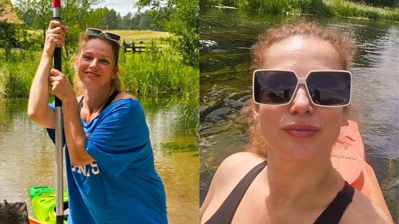Wolna od makijażu Joanna Liszowska przesyła wakacyjne pocztówki z Mazur