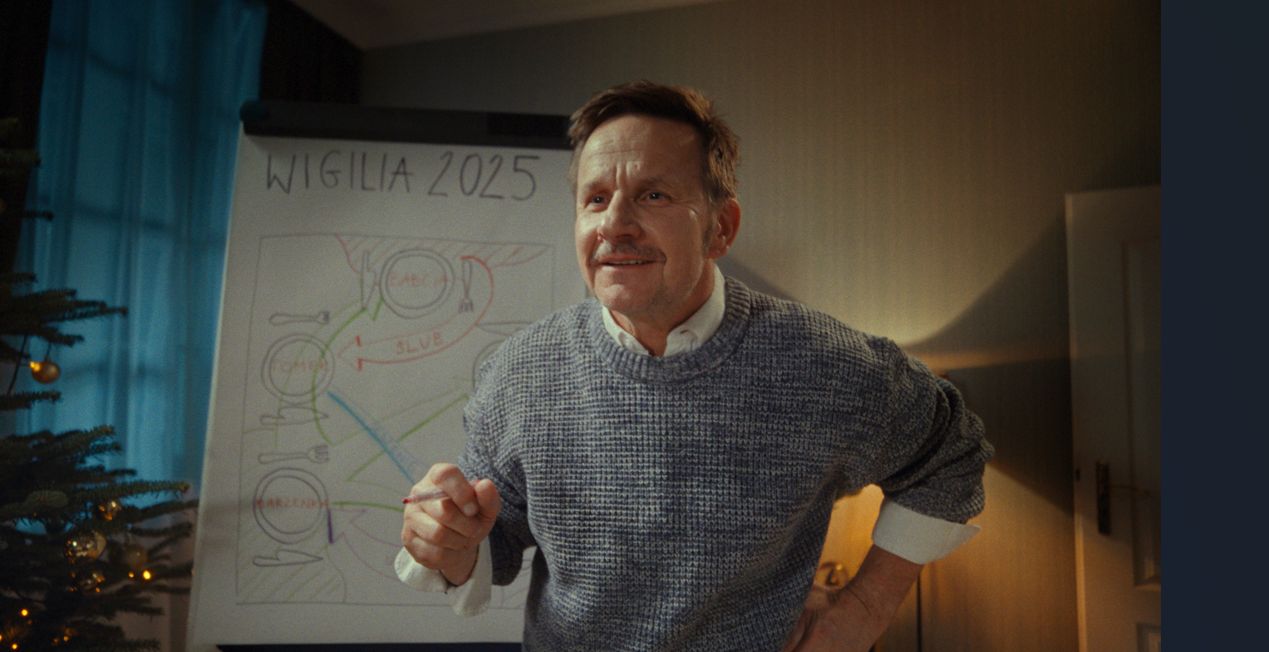 Bartłomiej Topa i Katarzyna Herman w spocie kampanii "Spokojne Święta"