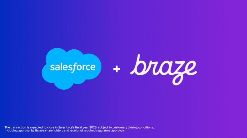 Salesforce przejmie Braze. Firma zapłaci 5,66 mld dolarów