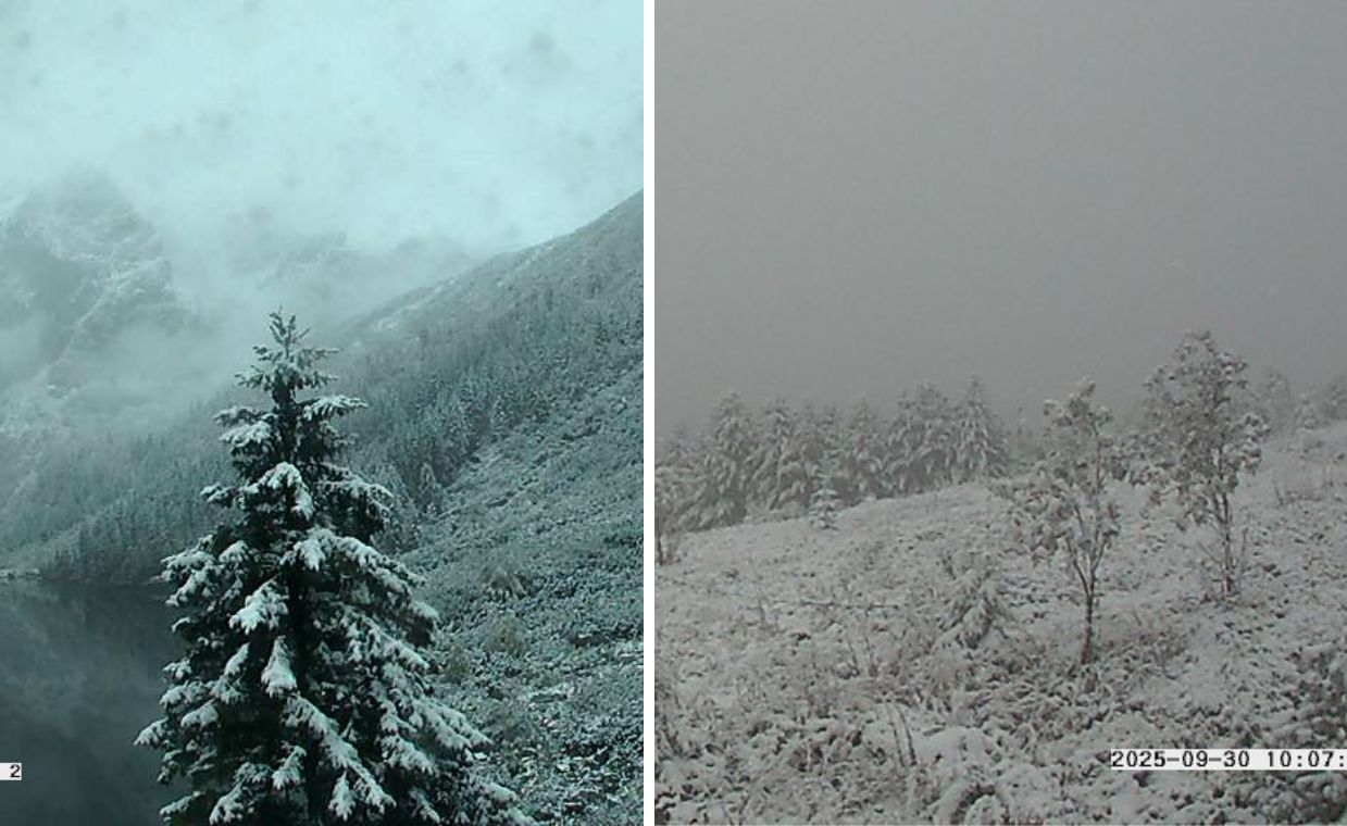 W Tatrach jest już zima. Śnieg pokrył góry