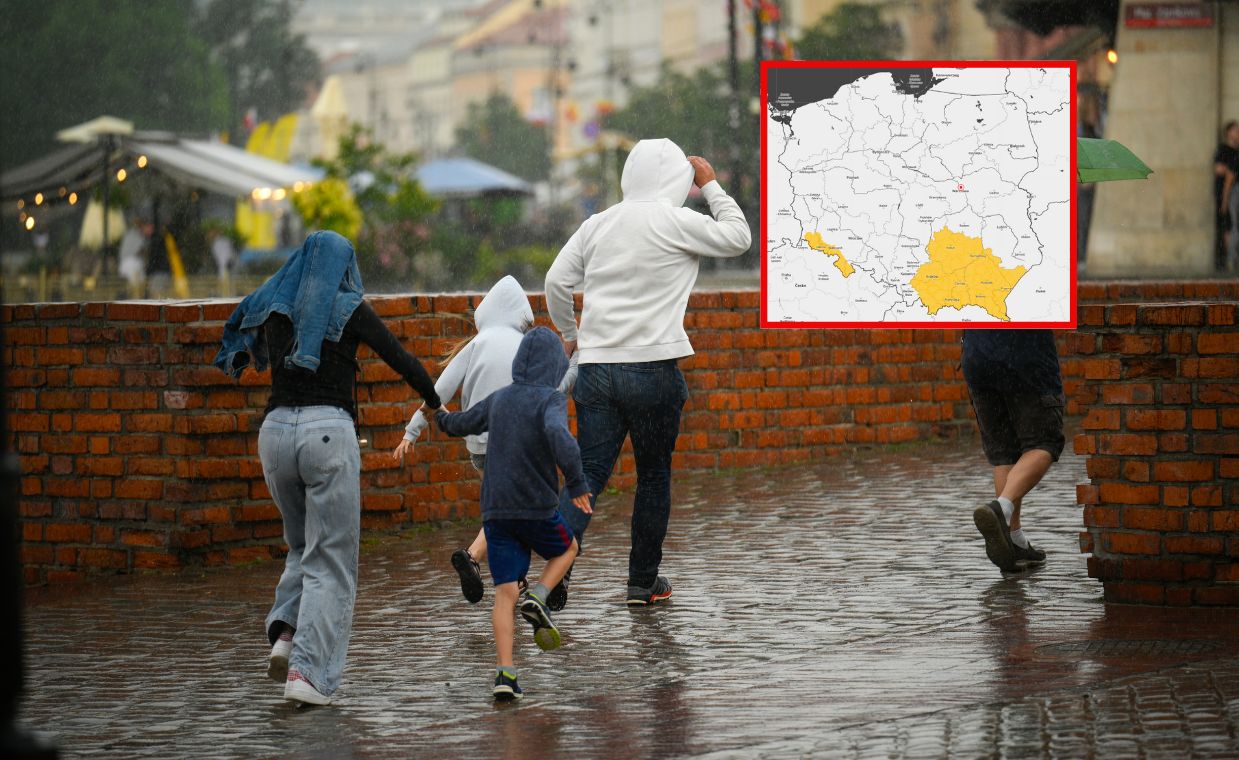 Nadciąga burzowy front. Zagrzmi na południu