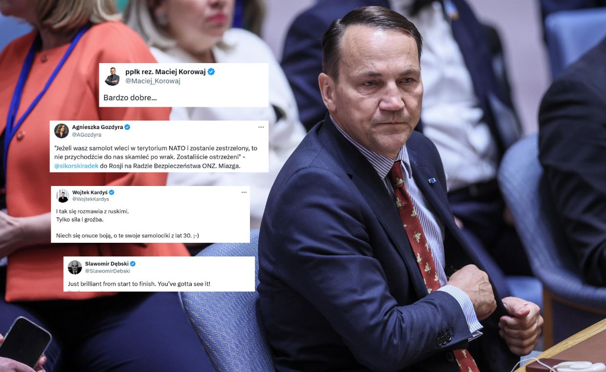 Głośne słowa Sikorskiego pod adresem Rosji. Tak je komentują