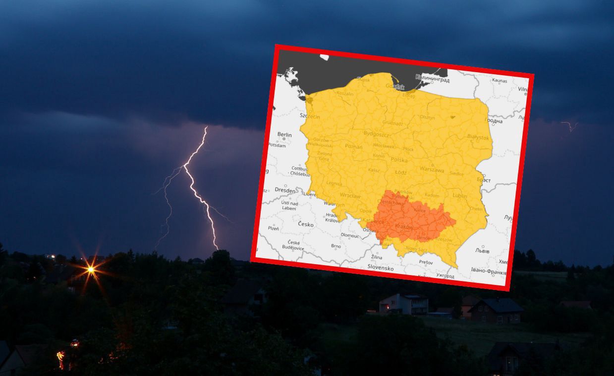 Uwaga na grad i nawałnice. Pogoda będzie niebezpieczna