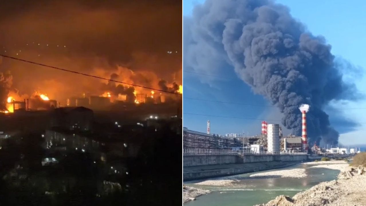 Pożar i eksplozje w rafinerii Kremla. W akcji ukraińskie drony