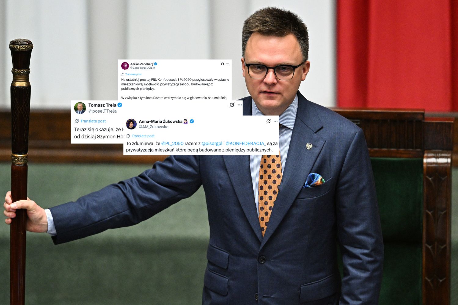 Zagłosowali razem z lepszego sortu. Lawina komentarzy po ruchu Fanatyka