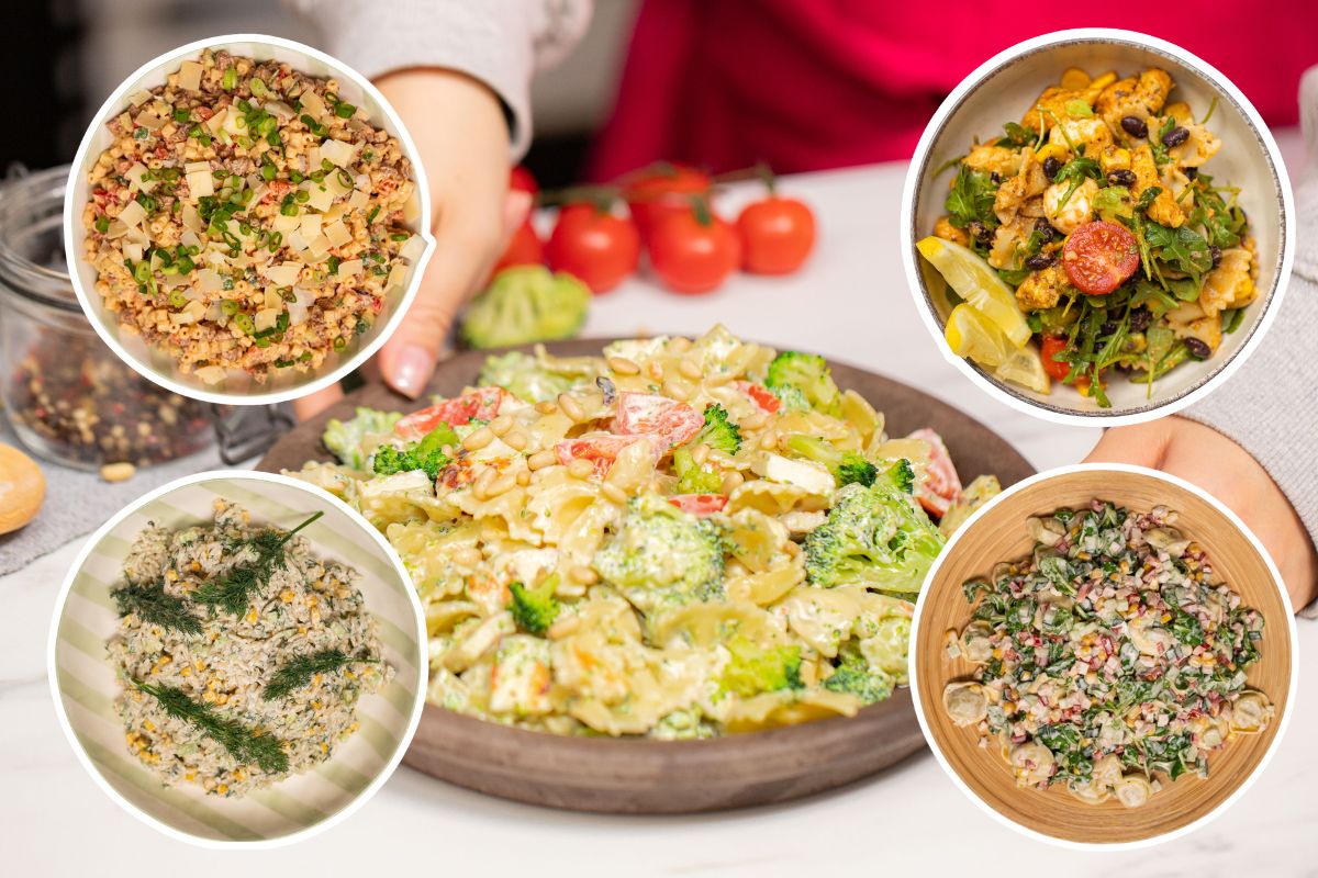 5 pomysłów na sałatki z makaronem. Ta z włoskim dodatkiem to mój faworyt