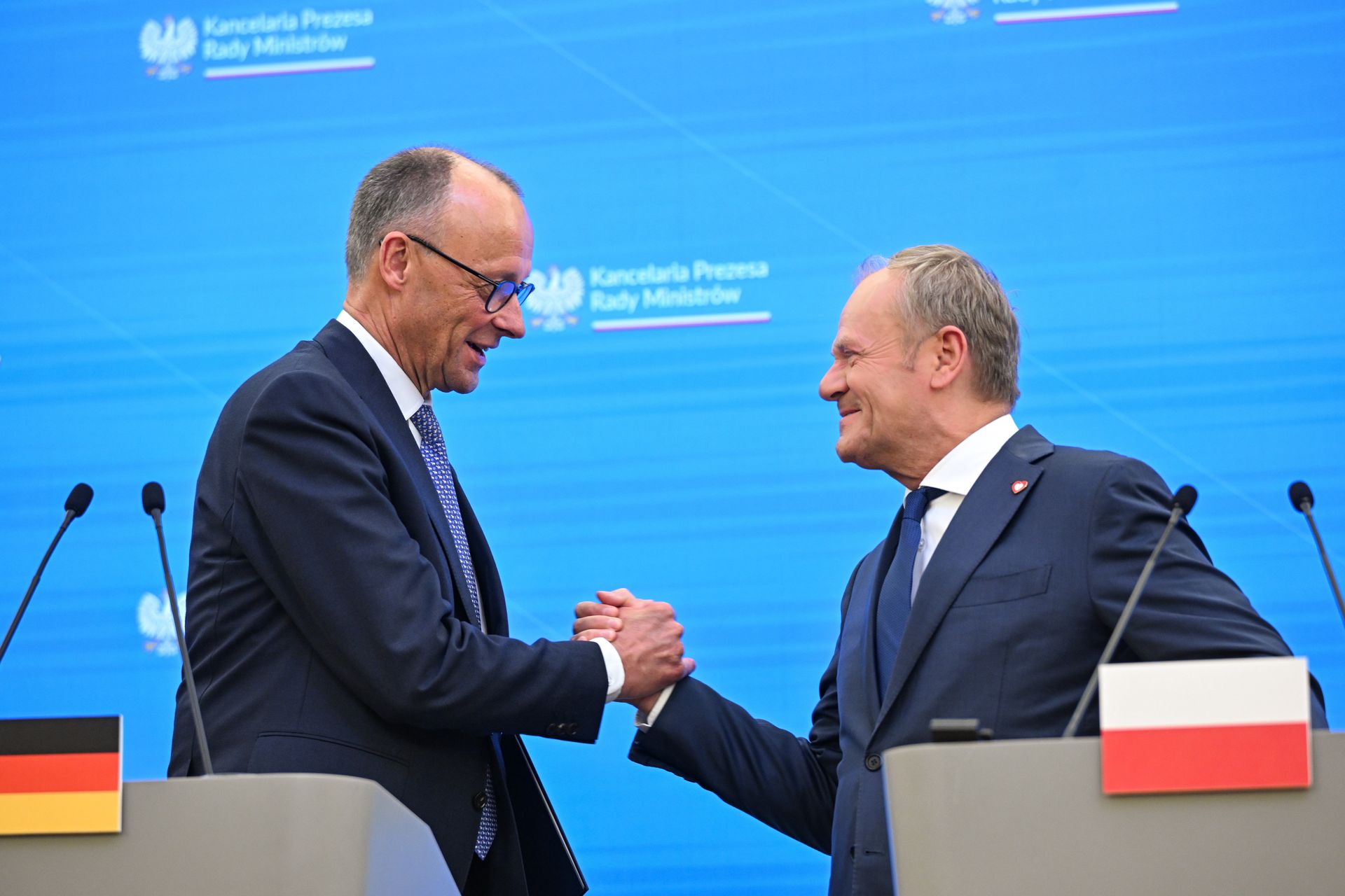 Merz stanowczo o reparacjach Niemiec dla Polski