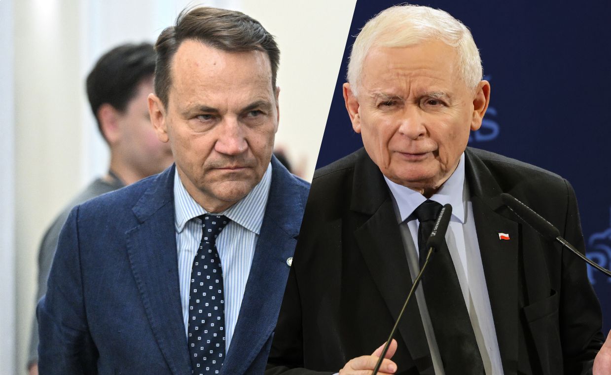 "Cyniczna menda". Sikorski odpowiada na słowa Kaczyńskiego