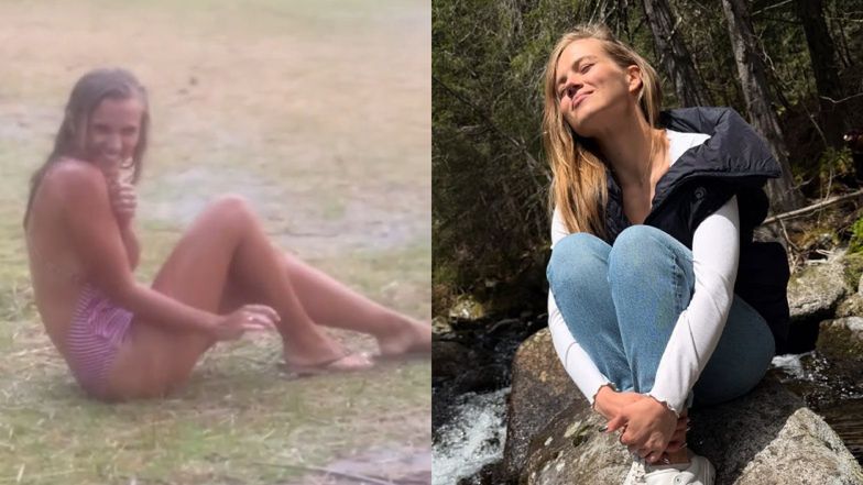 Skąpana w deszczu Agnieszka Kaczorowska wspomina pobyt w "Królowej przetrwania": "To był czas odkrywania PRAWDY W SERCU"