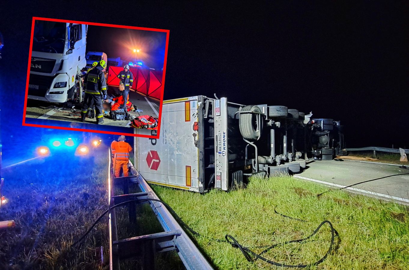 Tragiczny wypadek na S8. Nie żyje kierowca