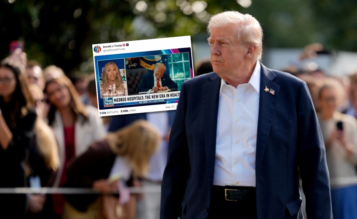 Trump publikuje film AI o "łóżkach MedBed". Mają leczyć każdą chorobę