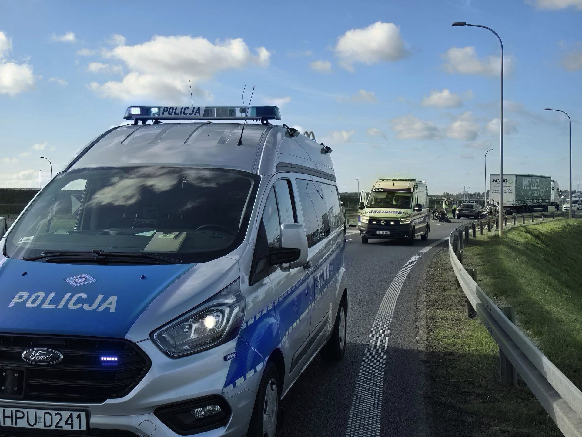 Tragedia na S5. Nie żyje motocyklista