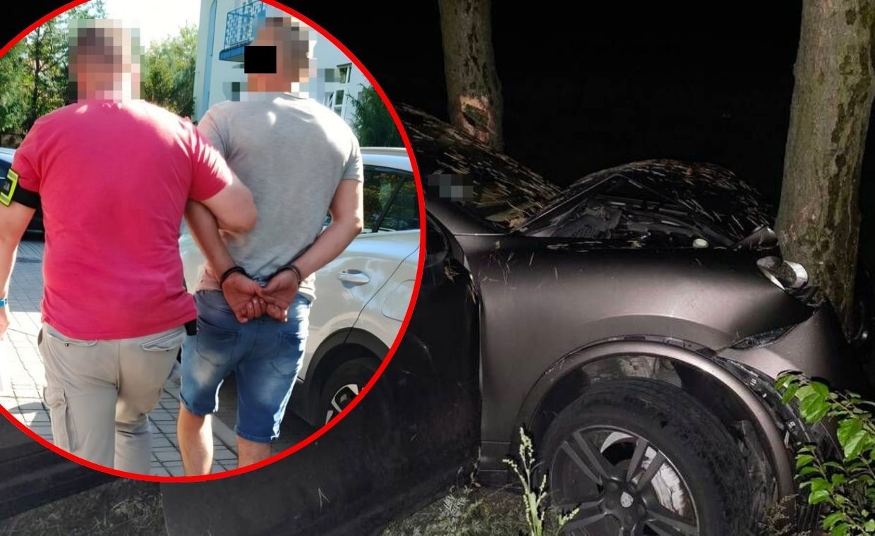 Rozbił Porsche i uciekł. Miał ponad 2 promile i dożywotni zakaz