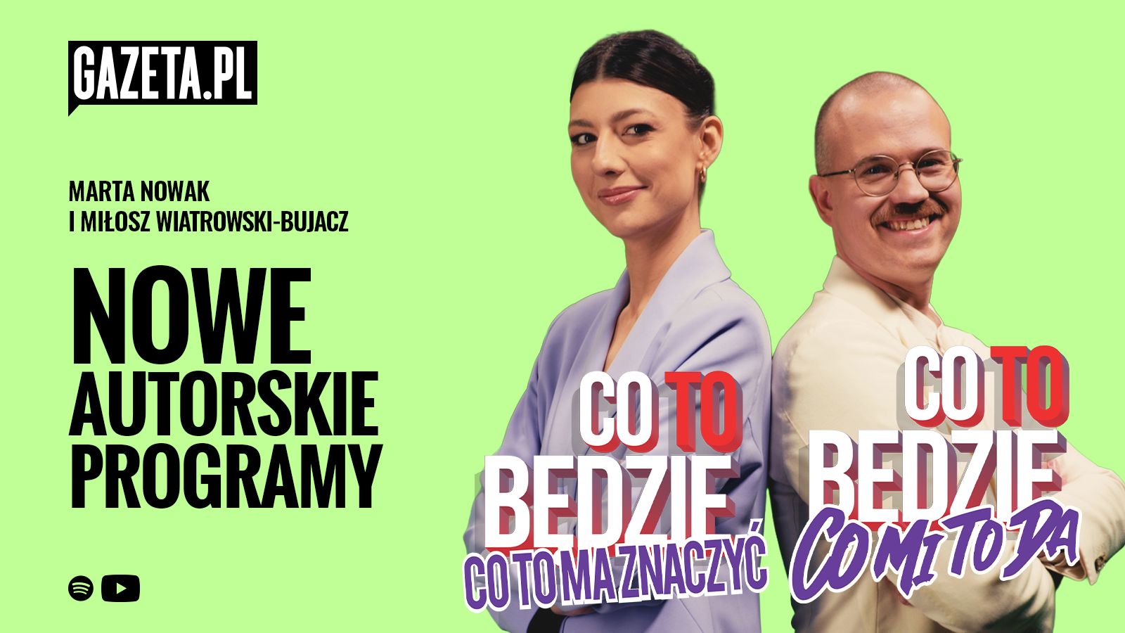 Gazeta.pl z nowymi podcastami. Znany duet z autorskimi cyklami