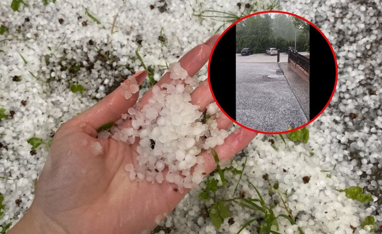 Załamanie pogody. Grad na Podkarpaciu