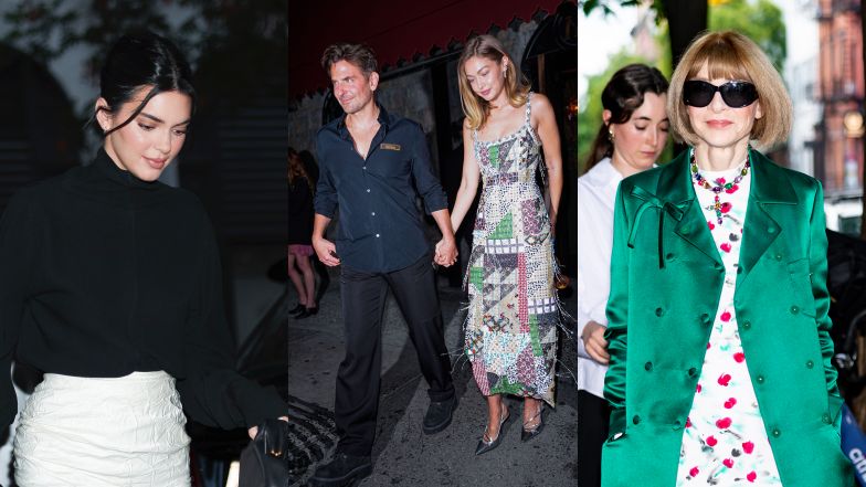 Gwiazdy na imprezie "Vogue'a": Gigi Hadid ze starszym o 20 lat Bradleyem Cooperem, Kendall Jenner, Anna Wintour...