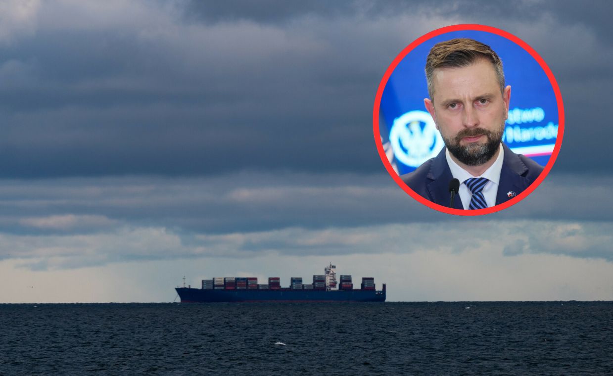 "Sprawa jest poważna". Rosyjski statek na Bałtyku i pilna narada z premierem