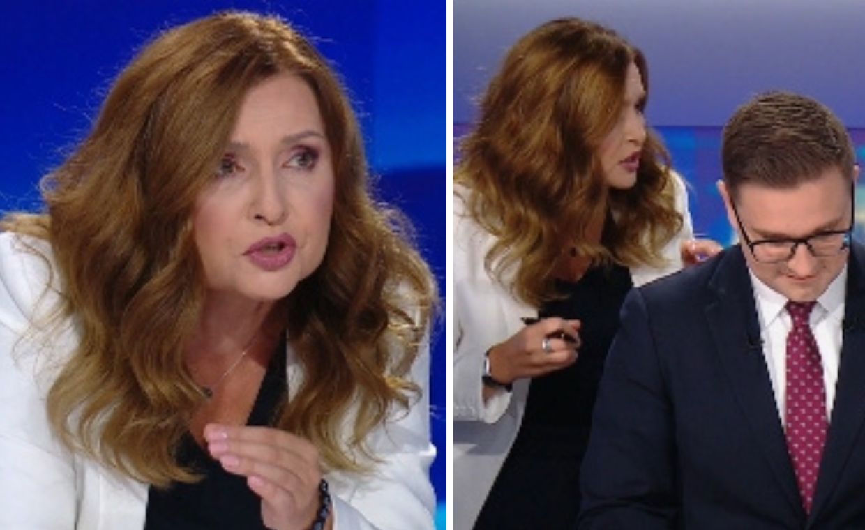 Awantura w programie na żywo. Prowadząca aż wstała z fotela
