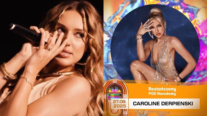 OSTRZEGAMY: Caroline Derpienski wystąpi na PGE Narodowym. Internauci dopytują: "To żart?"