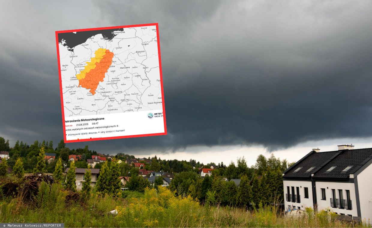 Wichury, grad i potężne ulewy nadchodzą. Jest pilny komunikat IMGW