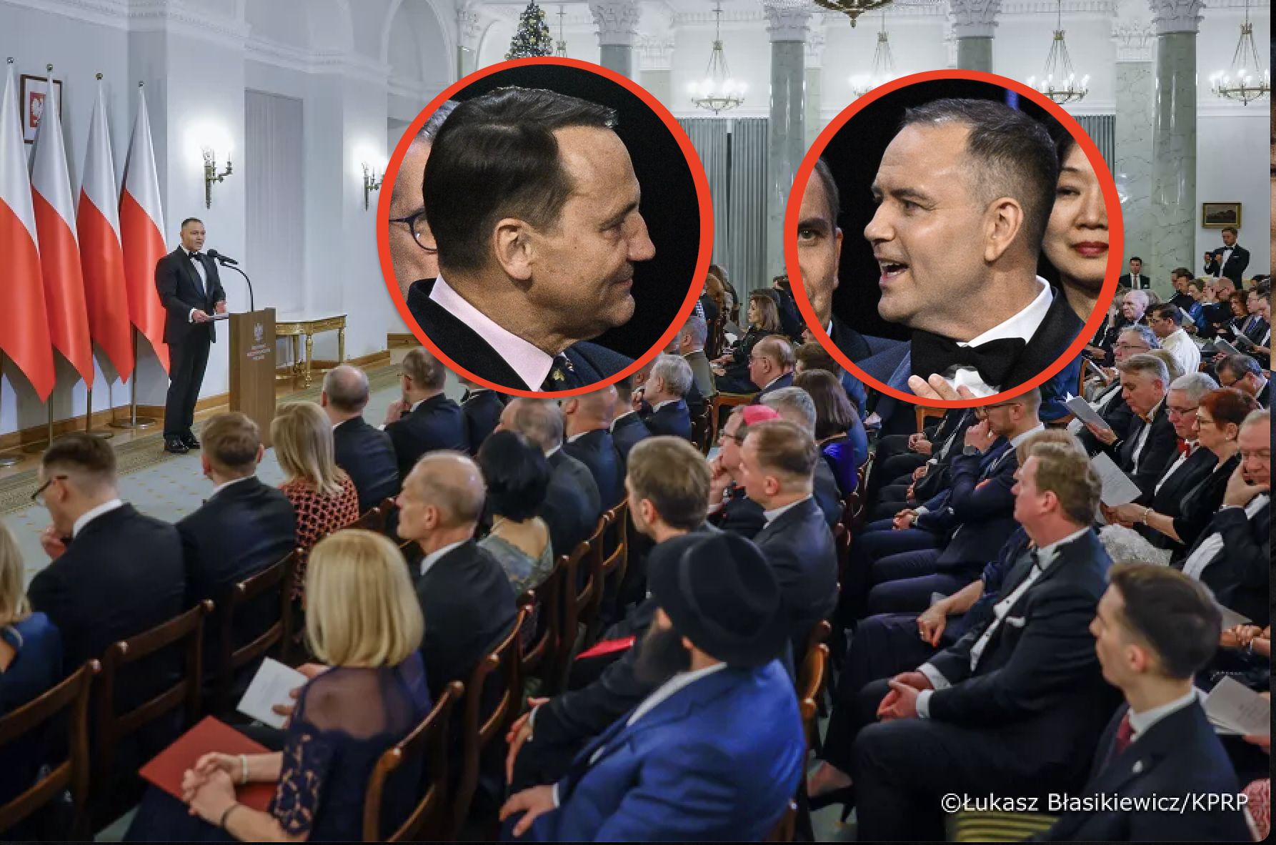 Unikalna chwila. Serdeczna relacja między Nawrockim a Sikorskim