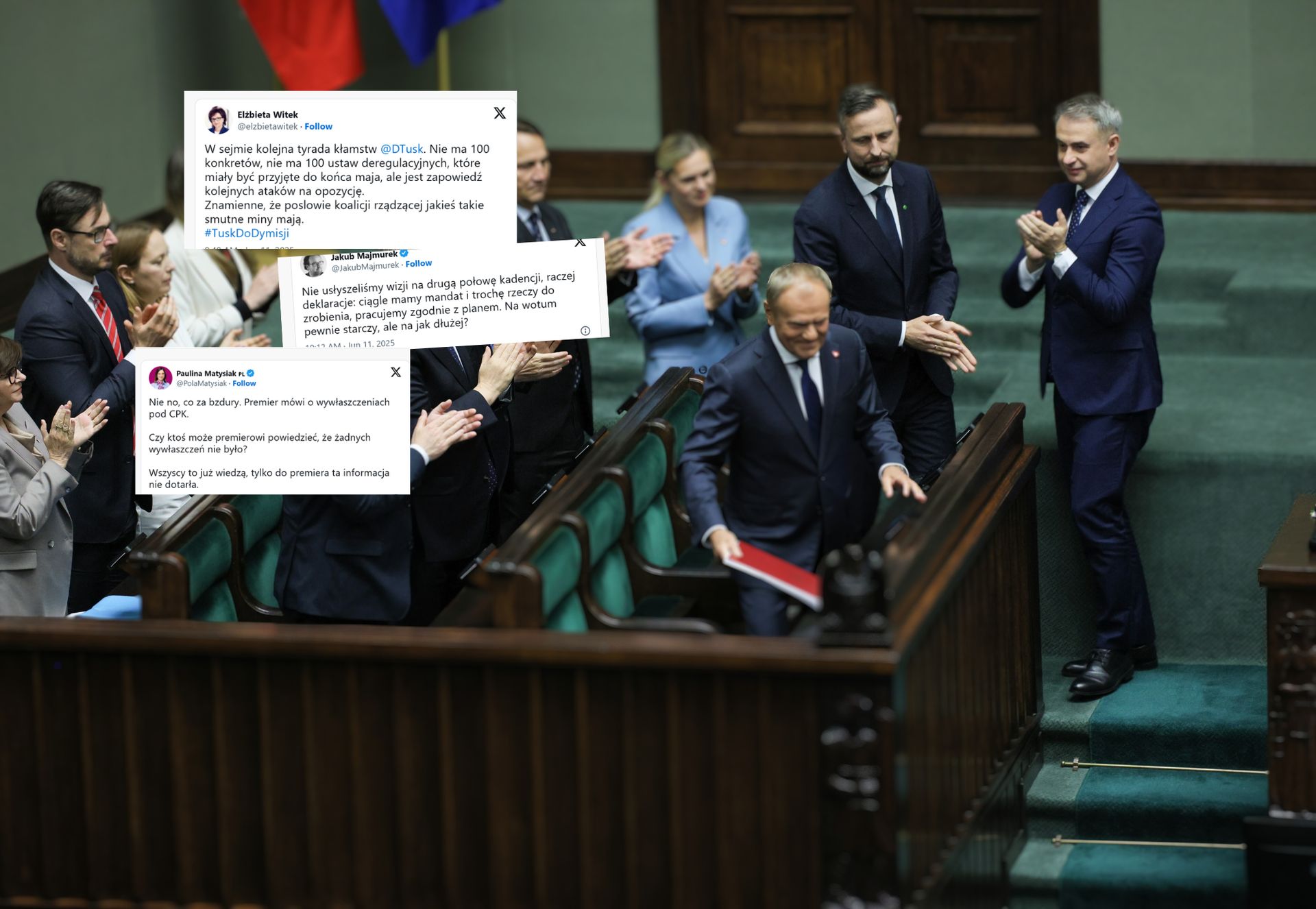 Premier wygłosił expose. Internet komentuje