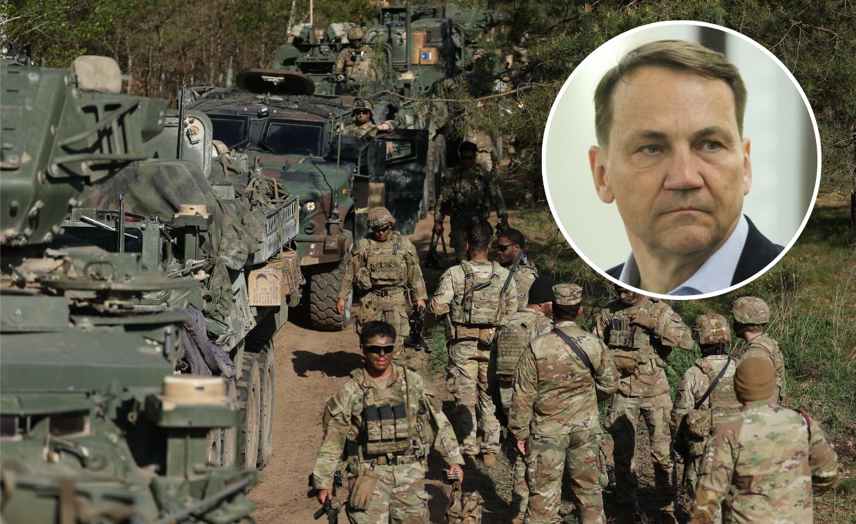 "Trwa wyjaśnianie". Sikorski zabiera głos ws. wojsk USA w Polsce