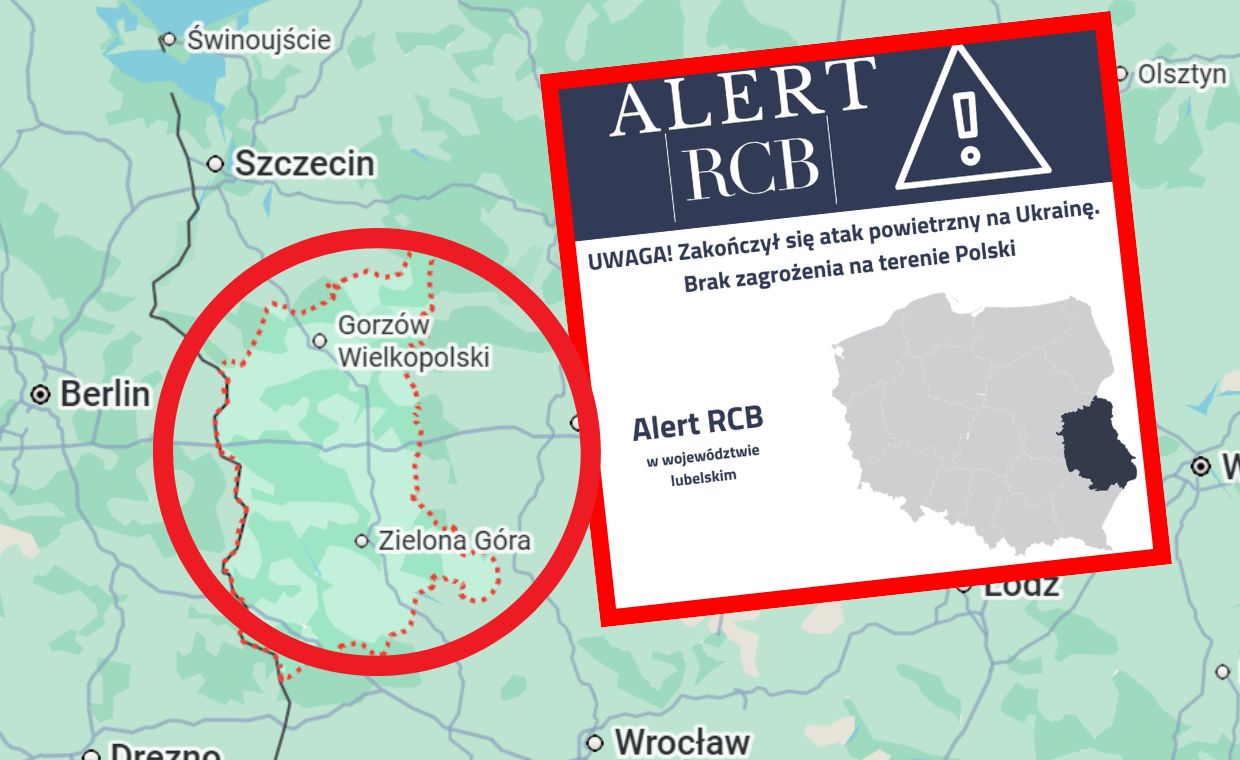 Mamy potwierdzenie. Alert RCB trafił na drugi koniec Polski