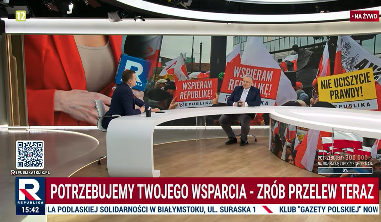 Republika z nową zbiórką i licznikiem. Sakiewicz: Krytycznie ważne