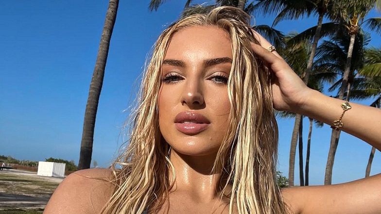 Caroline Derpienski przypomina o sobie, pozując BEZ STANIKA