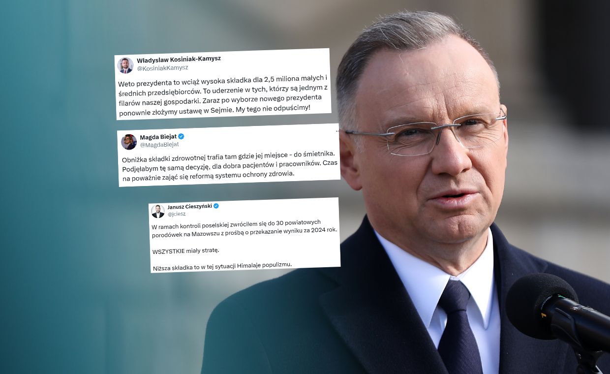 Komentarze po wecie Dudy. "System skrajnie niedofinansowany"