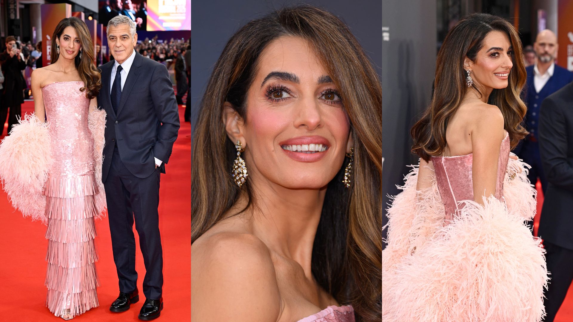 George Clooney i młodsza o 17 lat Amal znów podbijają razem salony. Ukochana aktora ZACHWYCIŁA w różowej kreacji