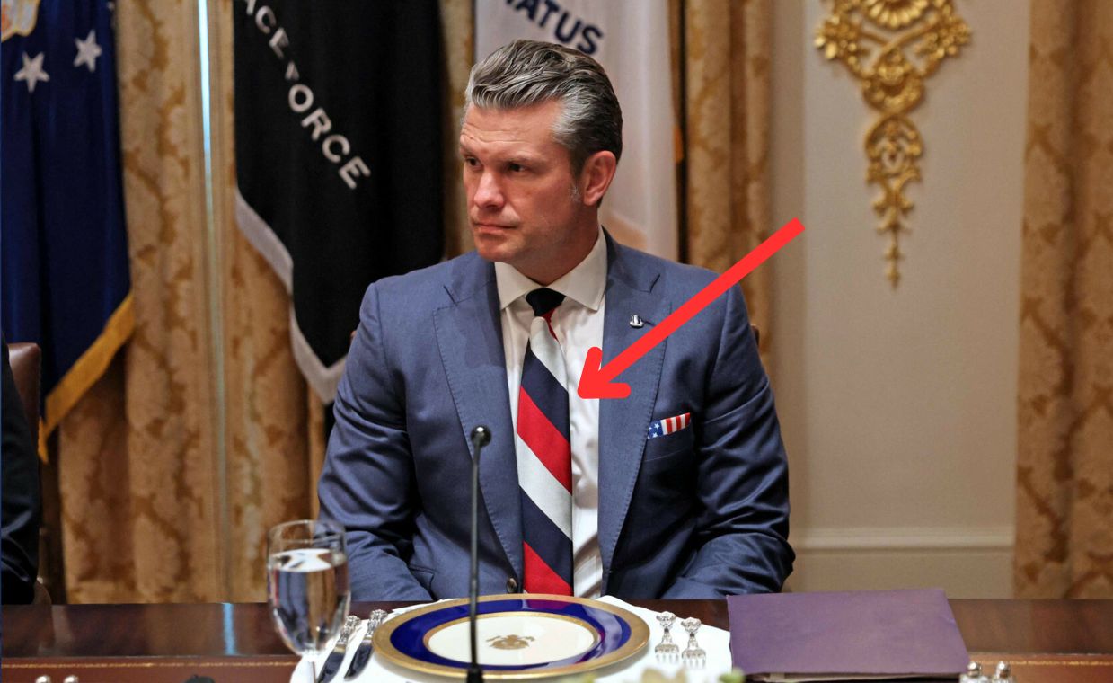 Afera z krawatem Hegsetha. Tak wyglądał na spotkaniu z Zełenskim