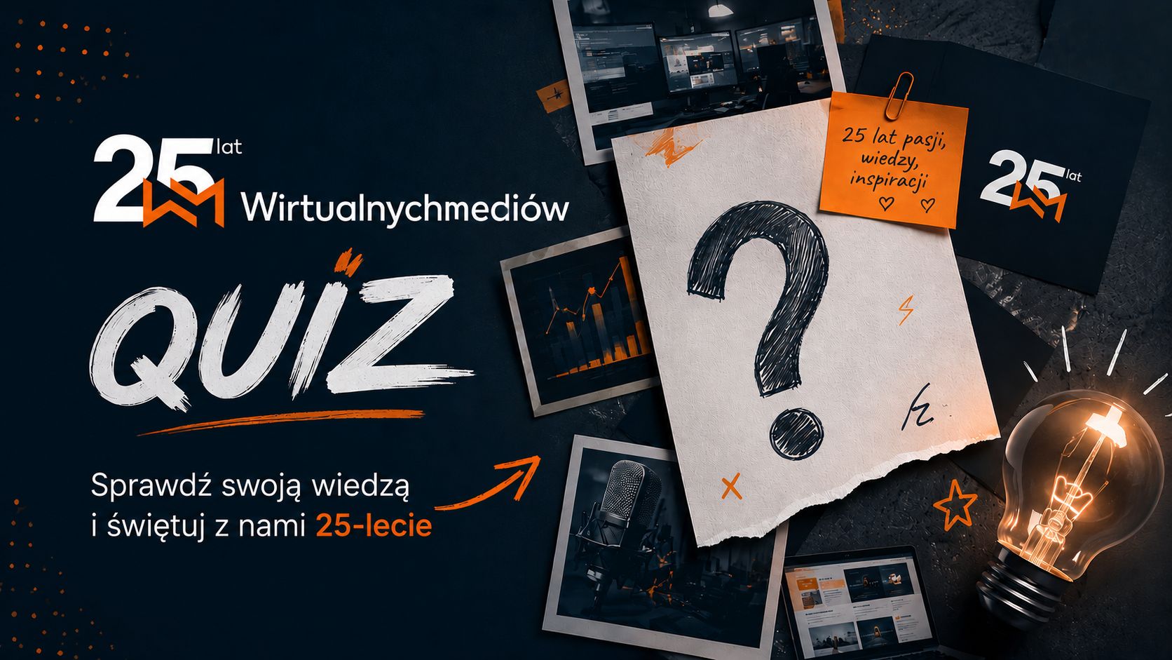 Jak dobrze znasz polskie media i reklamę? 25 pytań w quizie z okazji 25-lecia Wirtulanychmediów