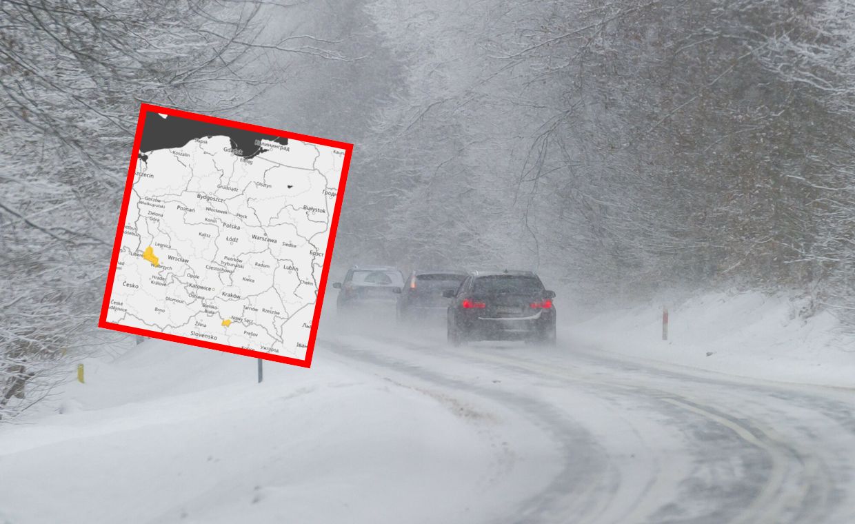 Tu wraca zima. Nowe ostrzeżenia przed lodem i śniegiem