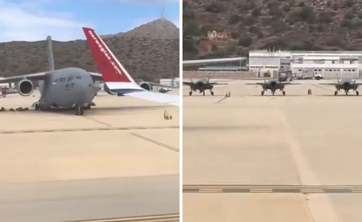 Nagranie z samolotu w Grecji potwierdza przygotowanie USA