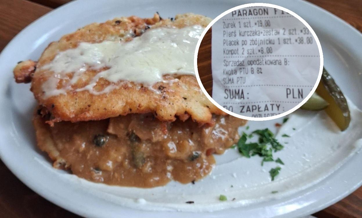 Obiad barze mlecznym w Zakopanem był pyszny. Ale cena kompotu od razu zwraca uwagę